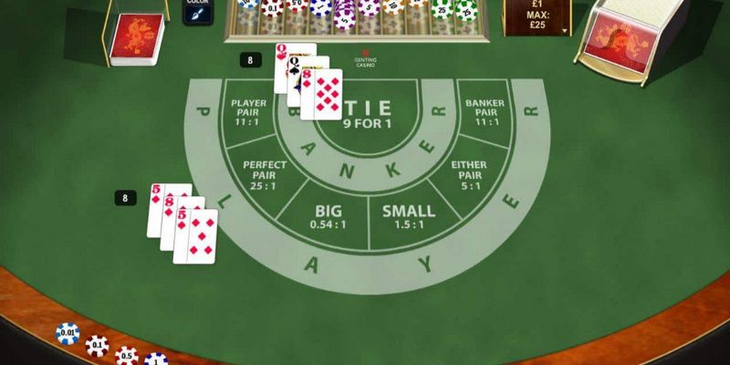 Quy tắc chung trong tựa game Baccarat